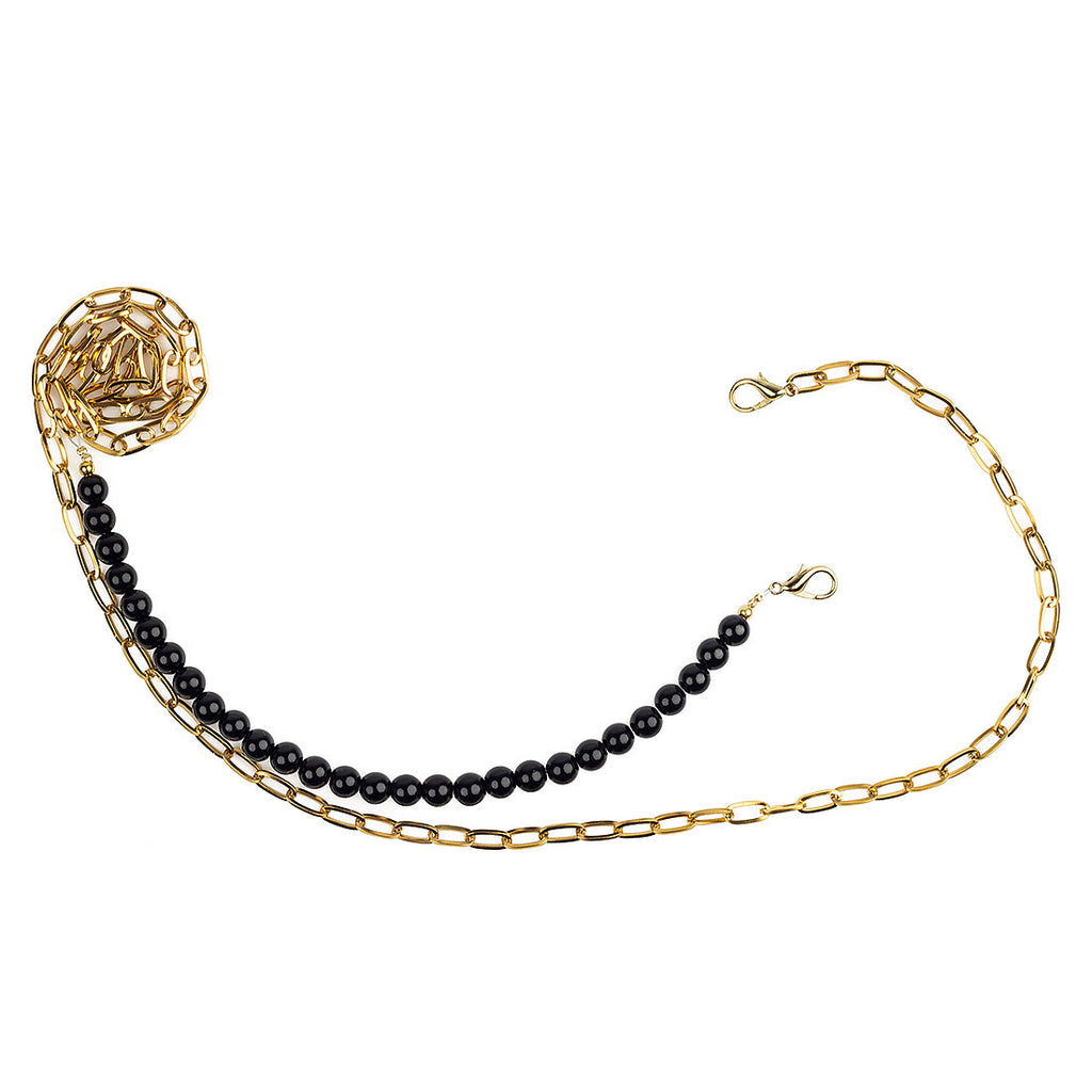 Etui Black Pearl & Chain long strap - Jlove.pl